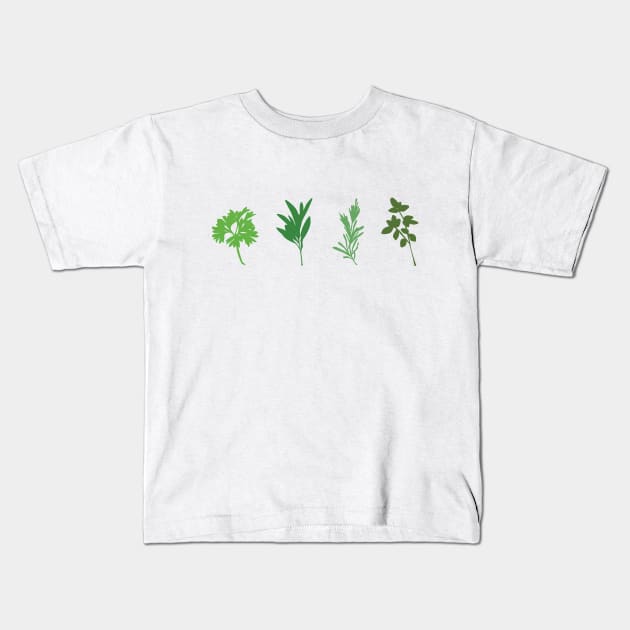 Scarborough Fair II Kids T-Shirt by slugbunny